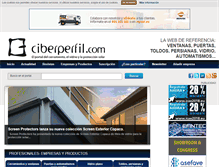 Tablet Screenshot of ciberperfil.com